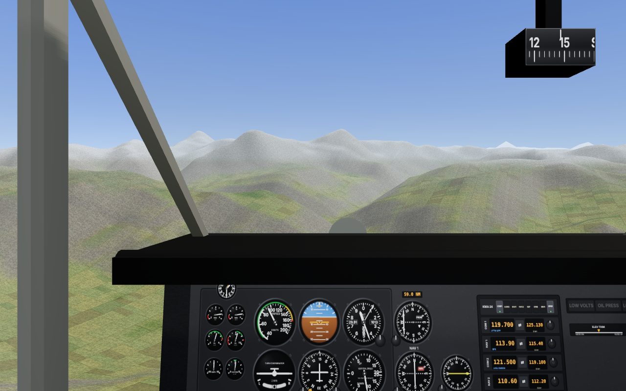 Over the Swiss Alps in a Cessna 172